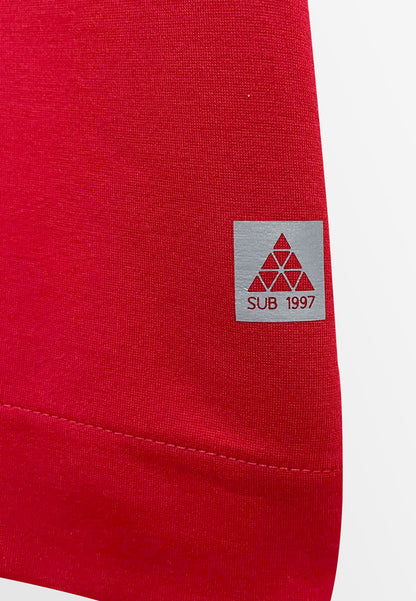 Men Short-Sleeve Sweatshirt - Red - H2M798