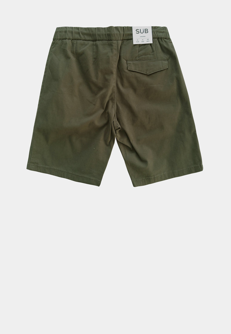 Men Twill Bermuda Shorts - Grey - M0M502