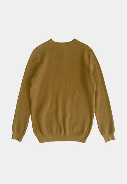 Men Long-Sleeve Knit Top - Khaki - H1M219