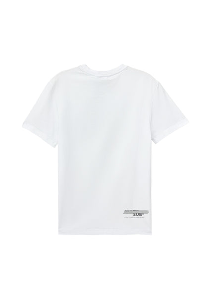 Men Short-Sleeve Graphic Tee - White - S3M617