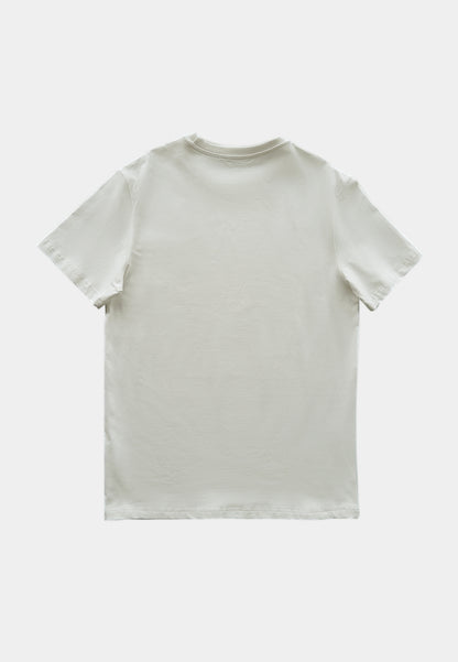 Men Short-Sleeve Basic Tee - White - H1M071-1