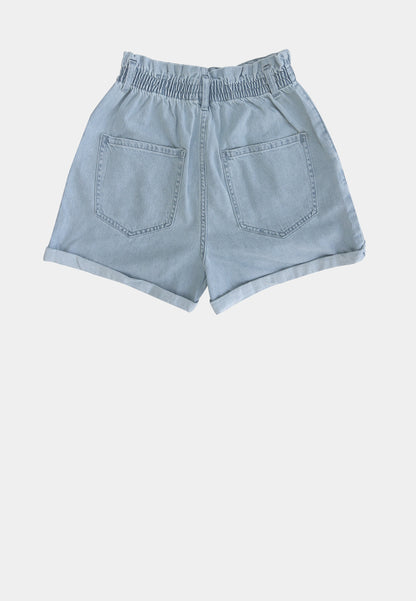 Women Short Jeans - LIGHT BLUE - M1W068