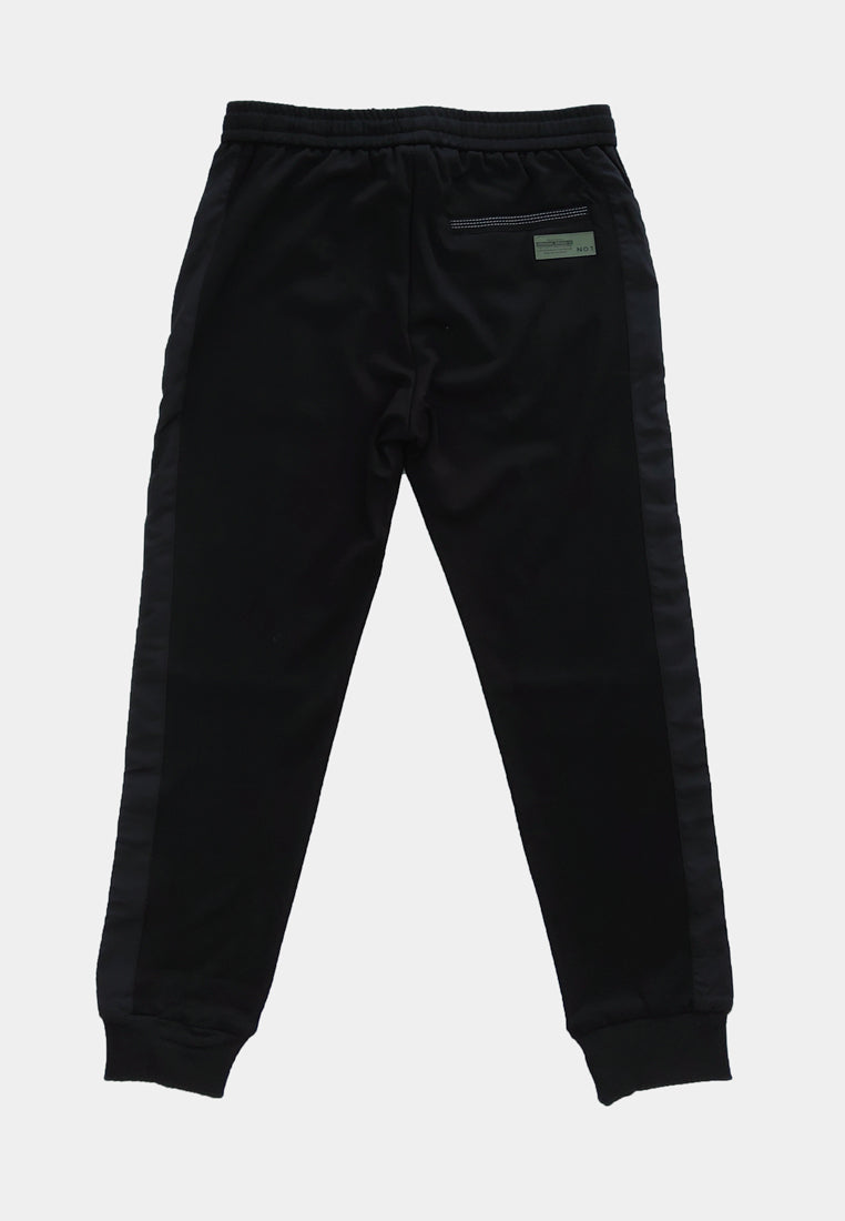 Men Long Pants Jogger - Black - H1M177