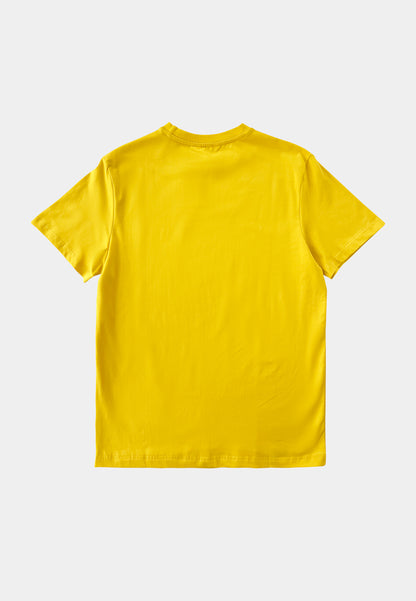 Men Short-Sleeve Basic Tee - Yellow - F2M313