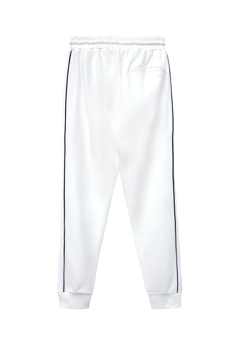 Men Long Jogger - White - H2M479