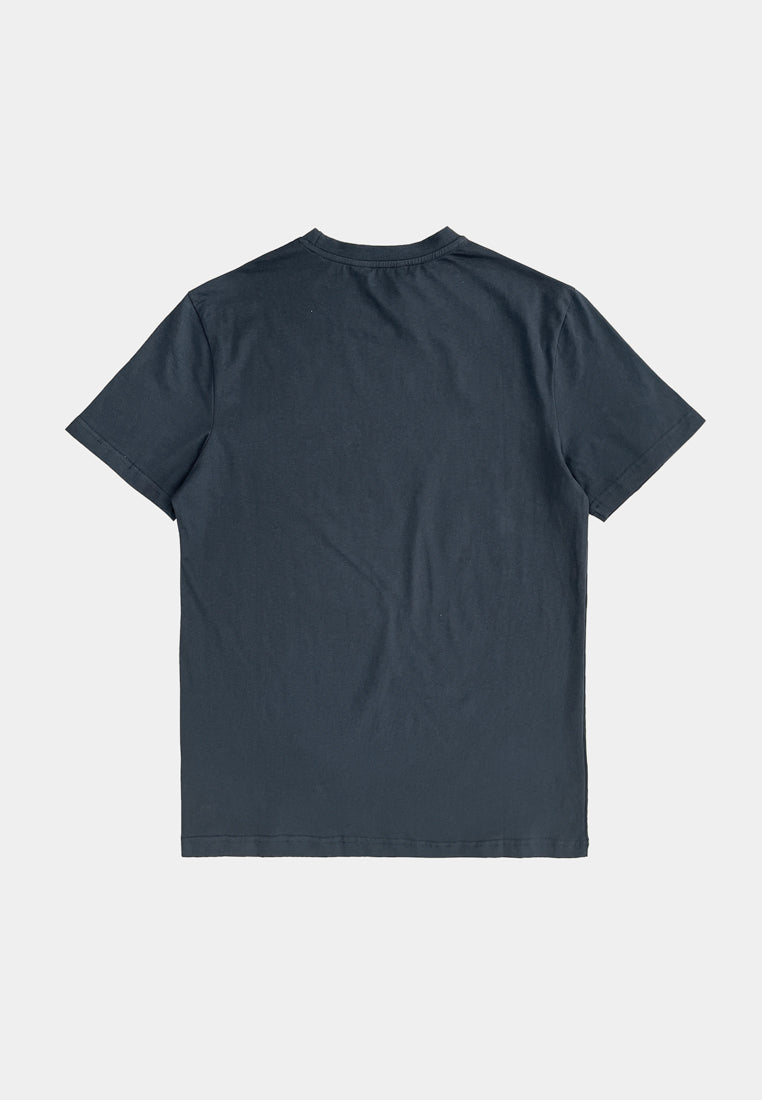 Men Short-Sleeve Graphic Tee - Dark Blue - F2M335