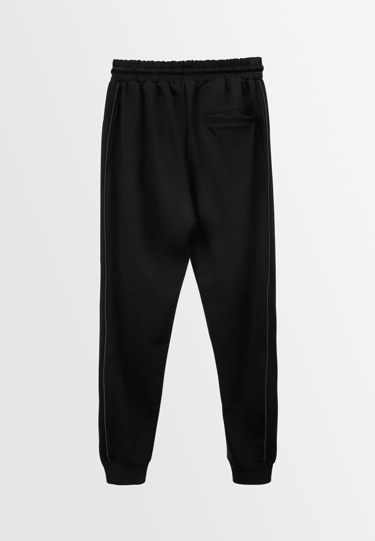 Men Long Jogger - Black - H2M697