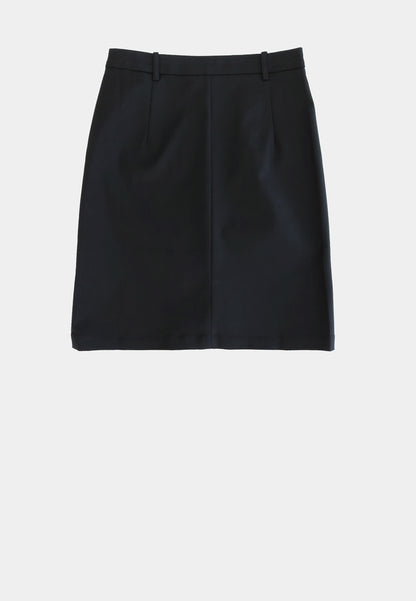 Women A-Line Skirt - Black - H1W206