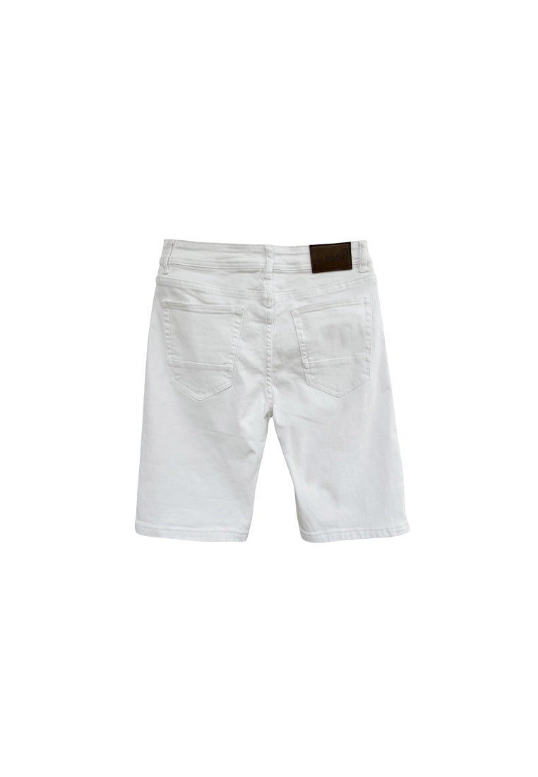 Men Short Jeans - White - REM782