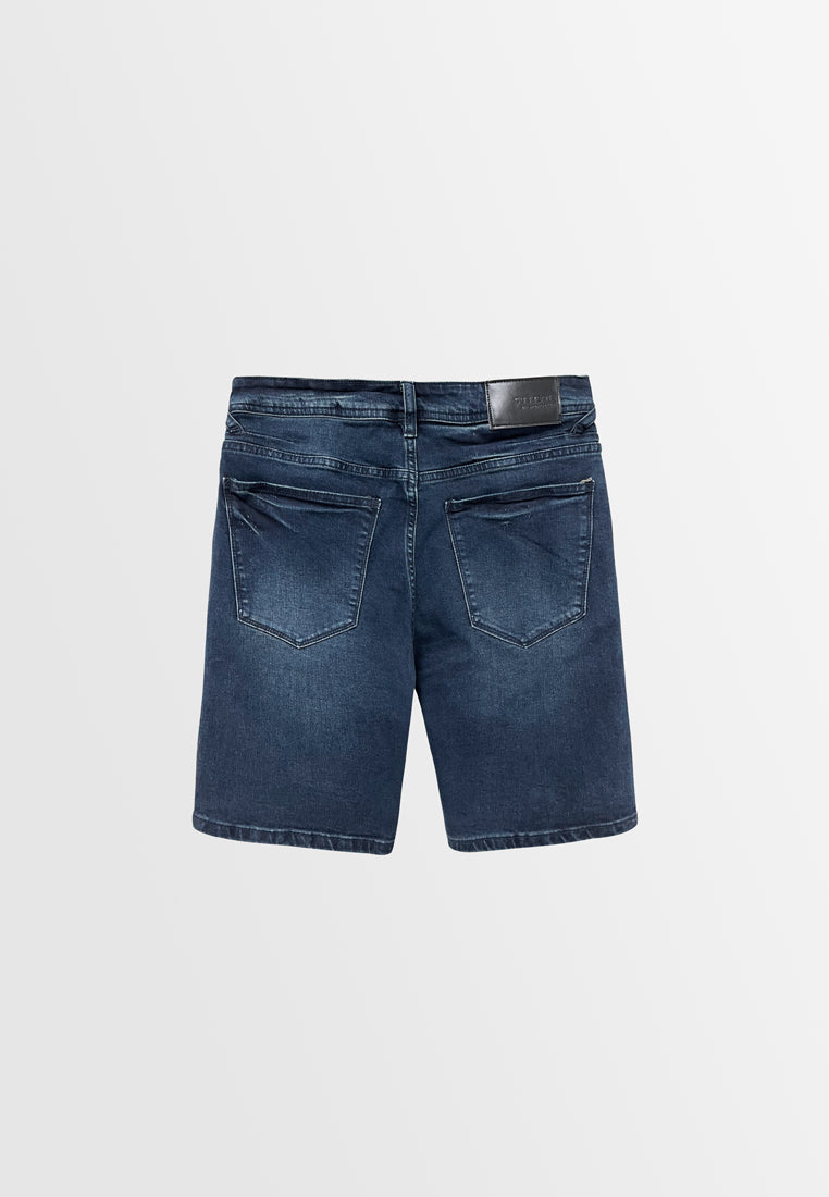 Men Short Jeans - Dark Blue - S3M558