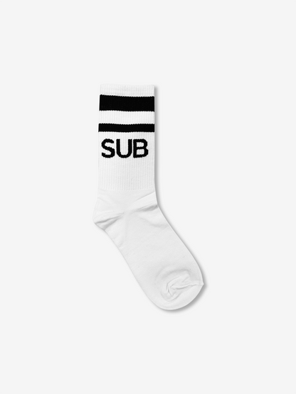 Unisex Classic Socks - White - S3M913