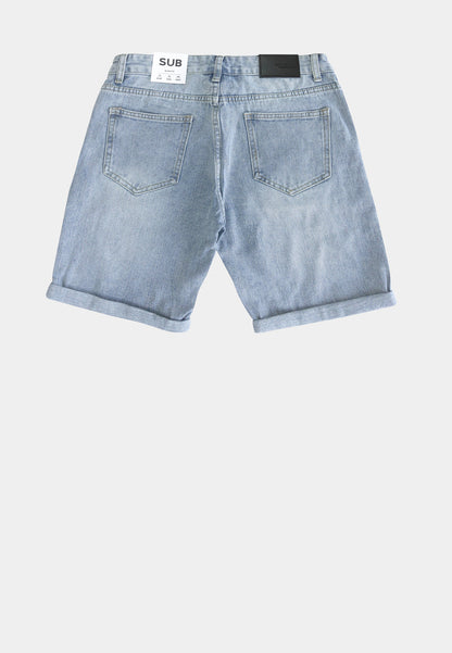 Men Short Jeans - Light Blue - H1M243