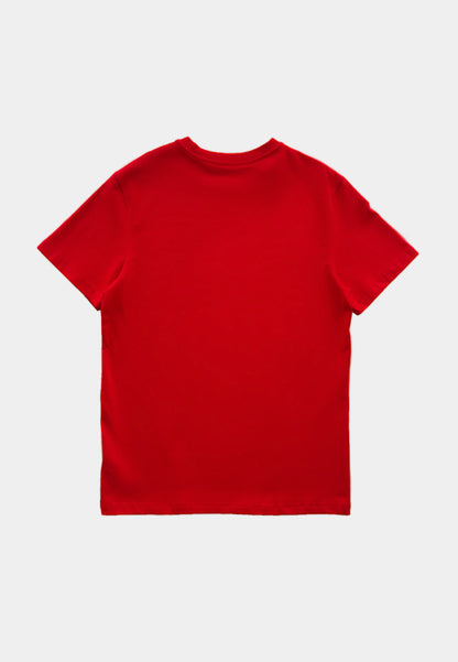 Men Short-Sleeve Basic Tee - Red - H1M131