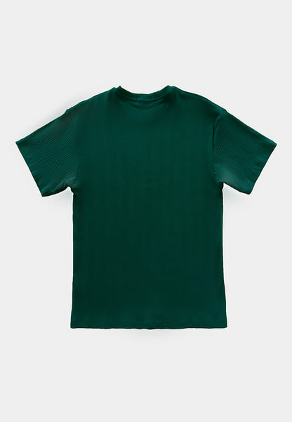 Men Oversized Fashion Tee - Dark Green - H1M117