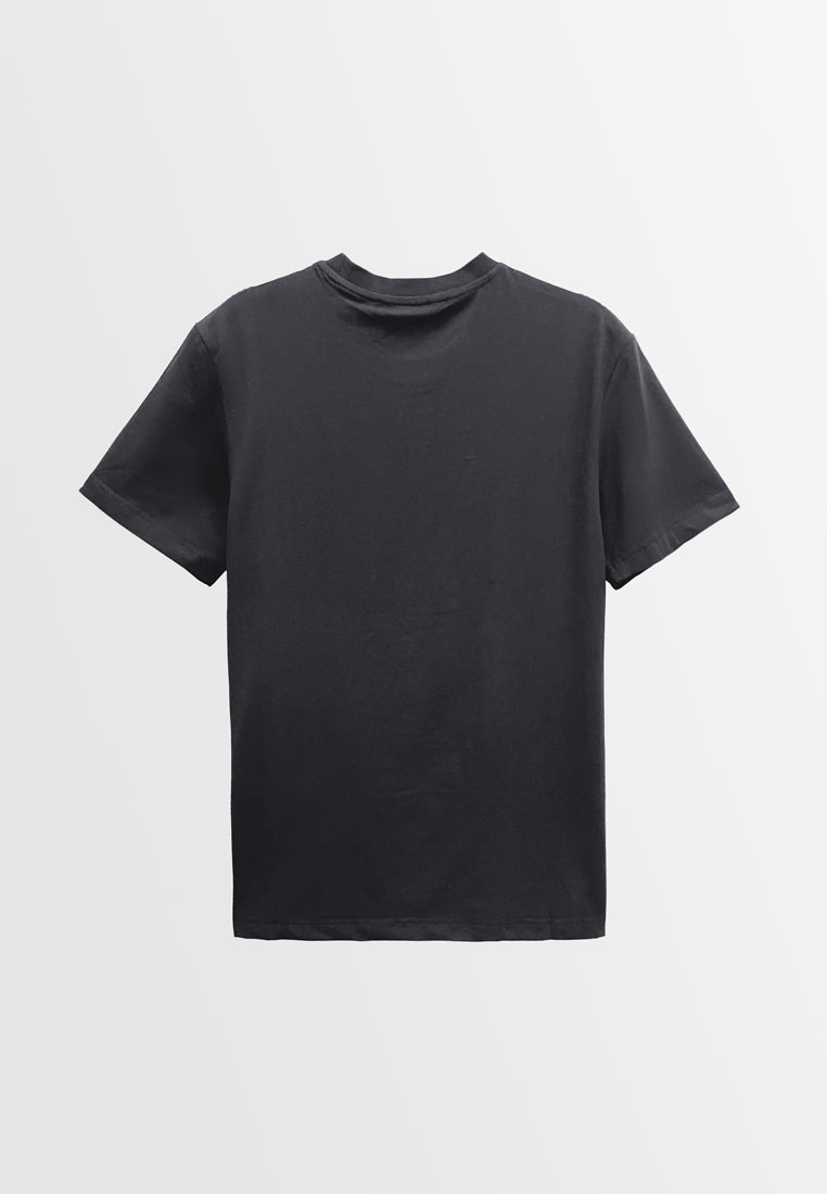 Men Short-Sleeve Basic Tee - Black - F2M310/310086/410020