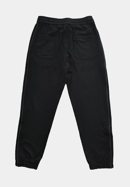 Men Long Pants Jogger - Black - H1M179