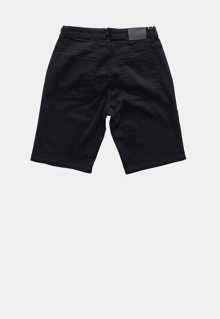 Men Short Jeans - Black - H1M125