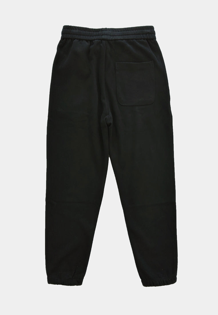 Men Knit Long Jogger - Black - H1M181