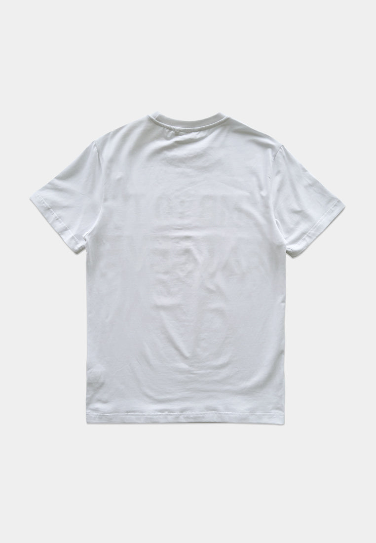 Men Short-Sleeve Graphic Tee - White - S2M248