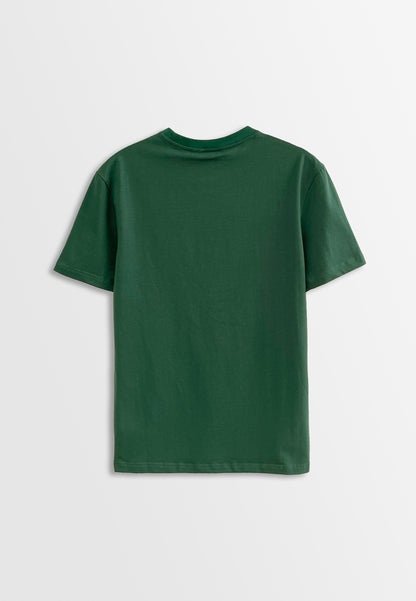 Men Short-Sleeve Basic Tee - Green - H2M363