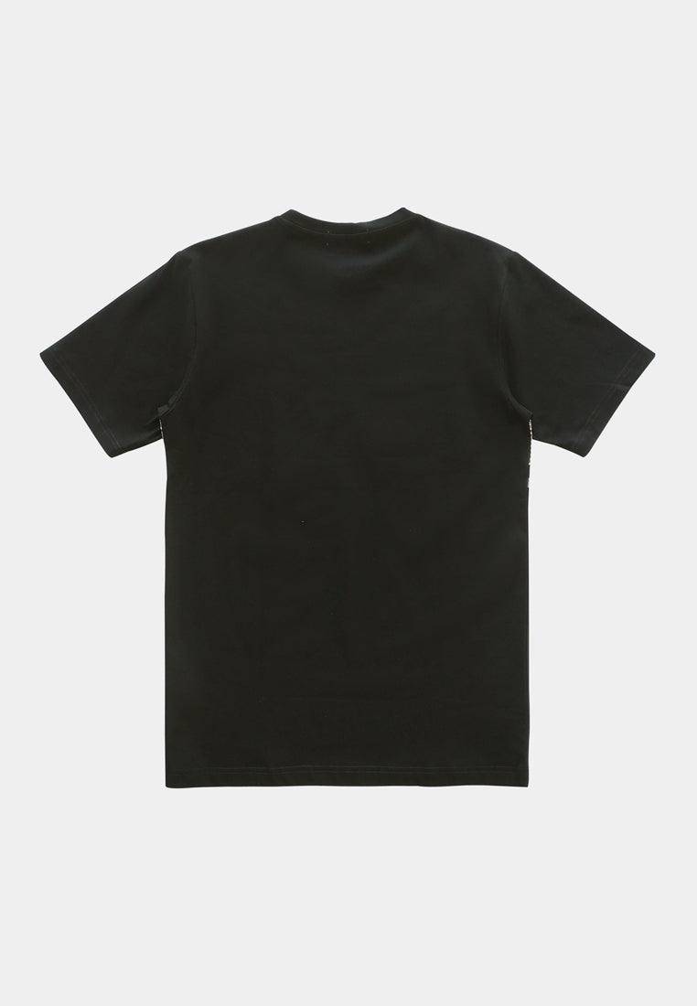 Men Short-Sleeve Graphic Tee - Black - S2M189