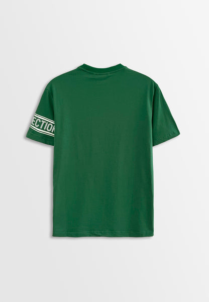 Men Short-Sleeve Graphic Tee - Dark Green - H2M367