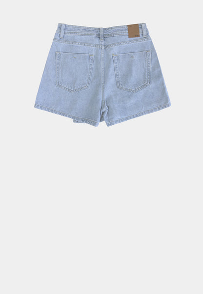 Women Skort - Light Blue - H1W234