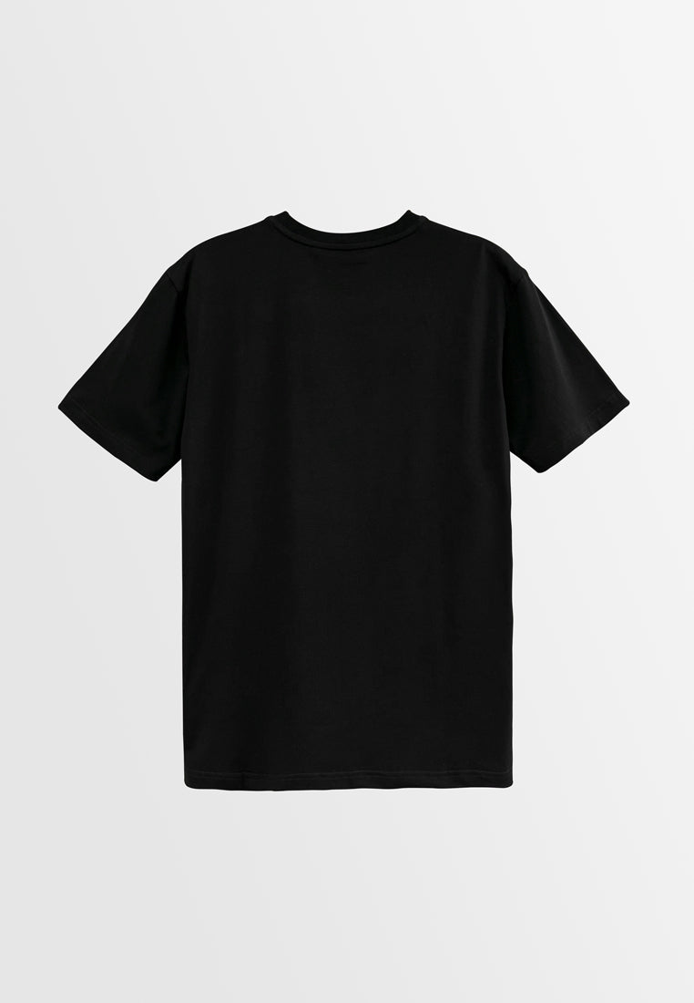 Men Short-Sleeve Graphic Tee - Black - H2M445