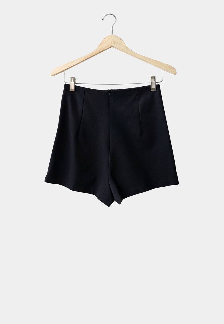 Women Skort - Black - H1W254