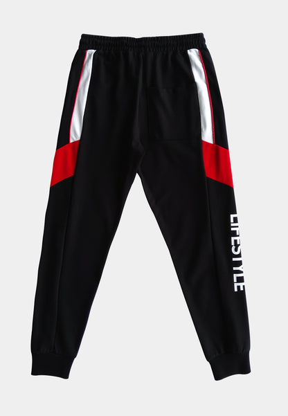 Men Long Jogger - Black - H1M110