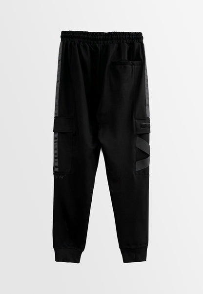 Men Long Jogger - Black - H2M476