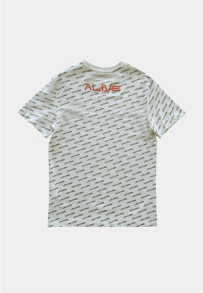 Men Short-Sleeve Graphic Tee - White - S2M098