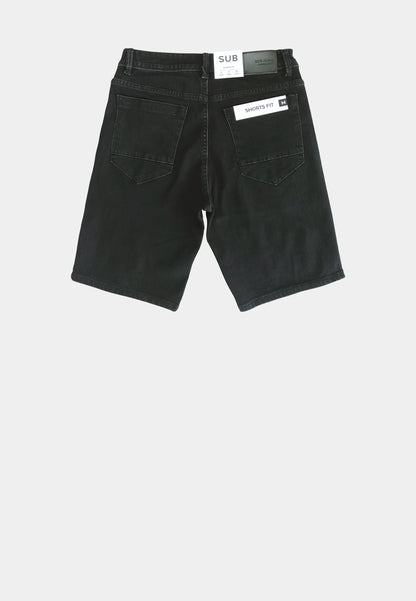 Men Short Jeans - Black - S2M052