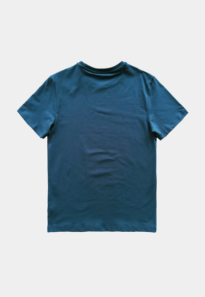 Men Short-Sleeve Basic Tee - Dark Blue - S2M198