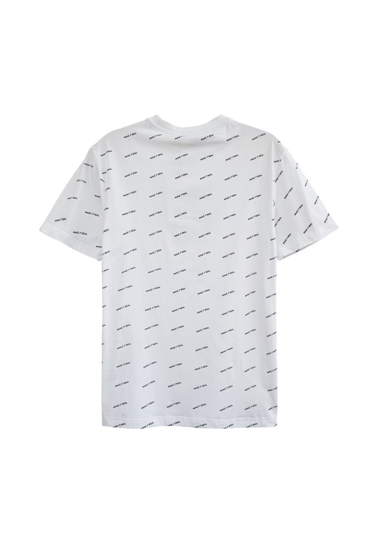 Men Short-Sleeve Graphic Tee - White - H2M394