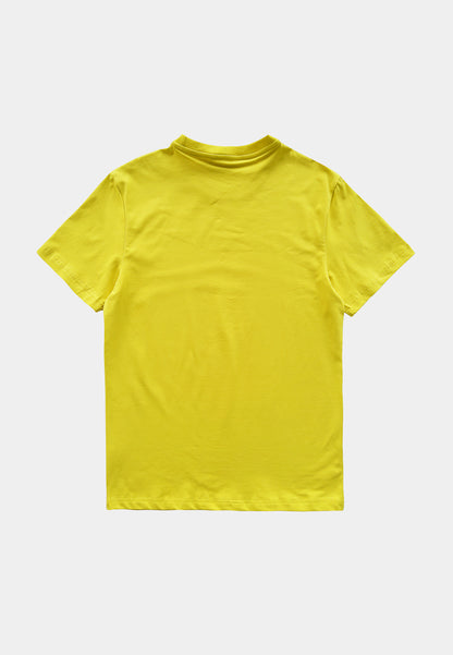 Men Short-Sleeve Basic Tee - Yellow - S2M199