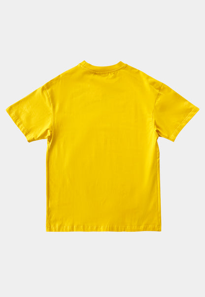 Men Short-Sleeve Fashion Tee - Yellow - F2M309