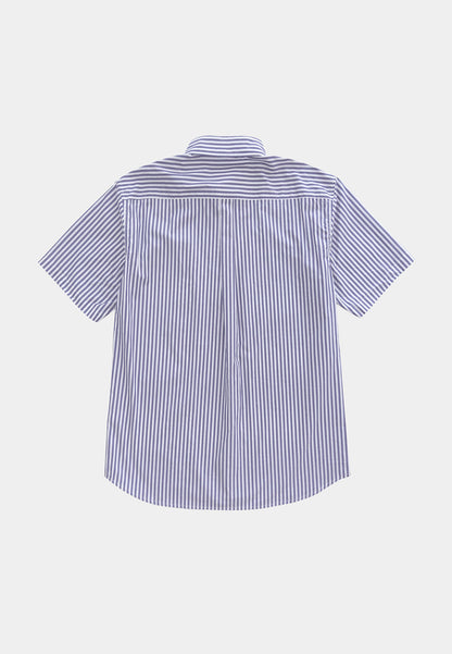 Men Short-Sleeve Shirt - Blue - H1M084