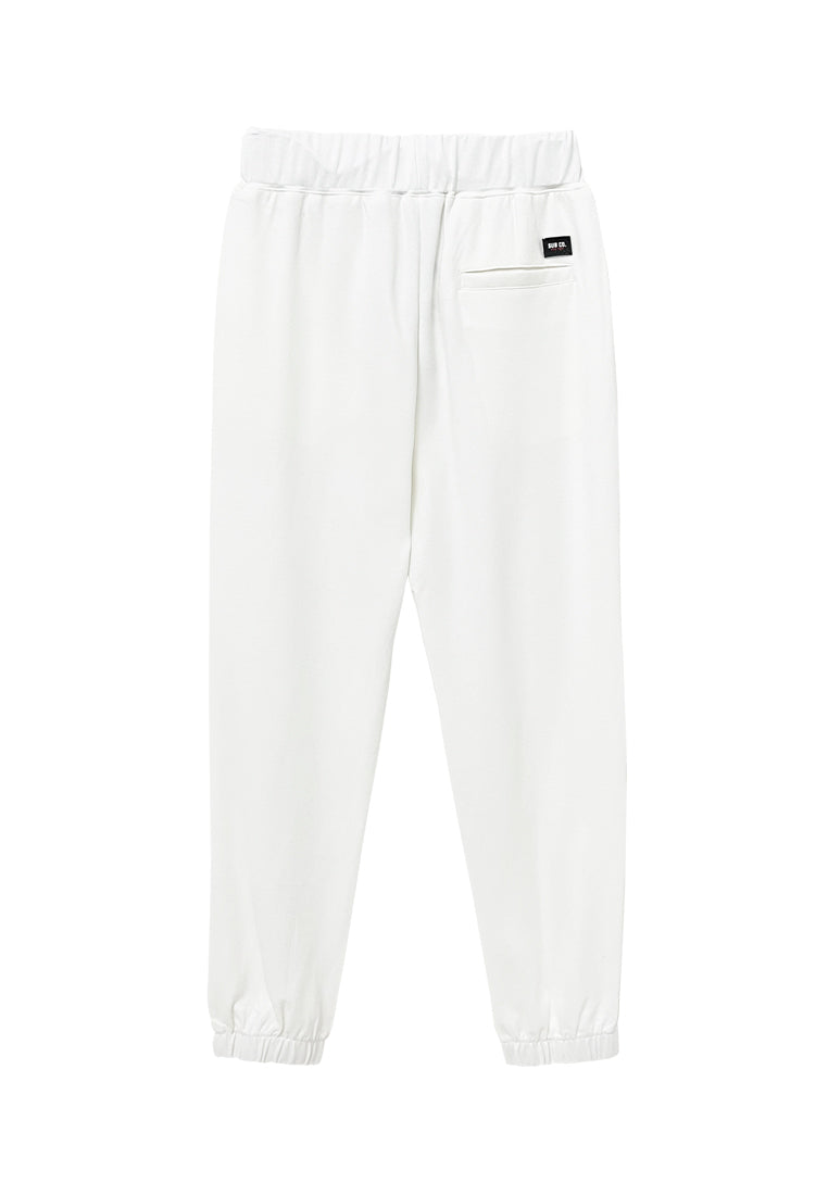 Women Long Jogger - White - S3W654