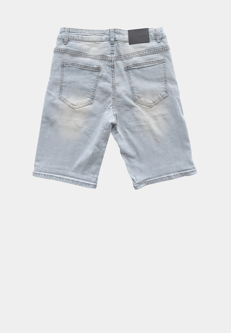 Men Short Jeans - Light Blue - H1M127