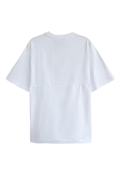 Men Short-Sleeve Fashion Tee - White - H2M468