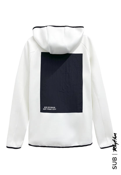 Men Hoodies Jacket - White - H2M497