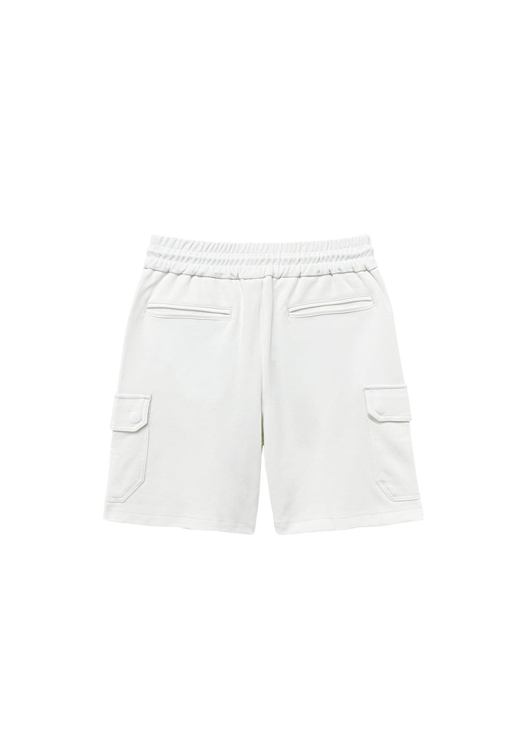 Men Short Jogger - White - H2M661