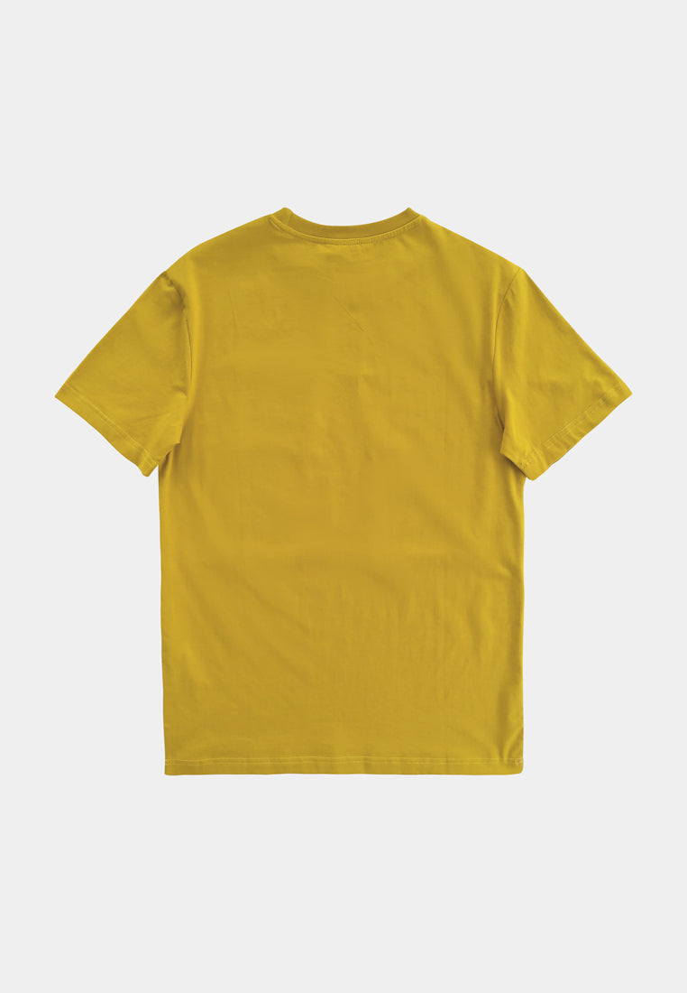 Men Short-Sleeve Graphic Tee - Yellow - S2M247