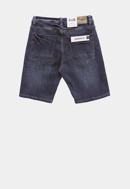 Men Short Jeans - Dark Blue - H0M671