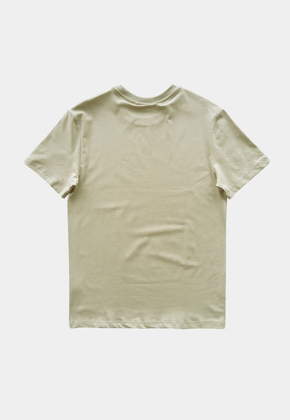 Men Short-Sleeve Basic Tee - Khaki - S2M197