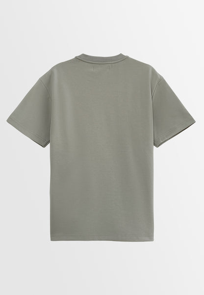 Men Short-Sleeve Fashion Tee - Light Grey - H2M730