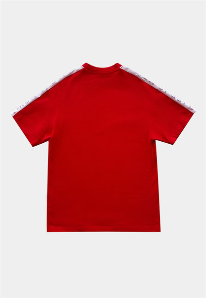 Men Oversized Fashion Tee - Red - H1M092