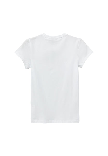 Women Short-Sleeve Graphic Tee - White - S3W642