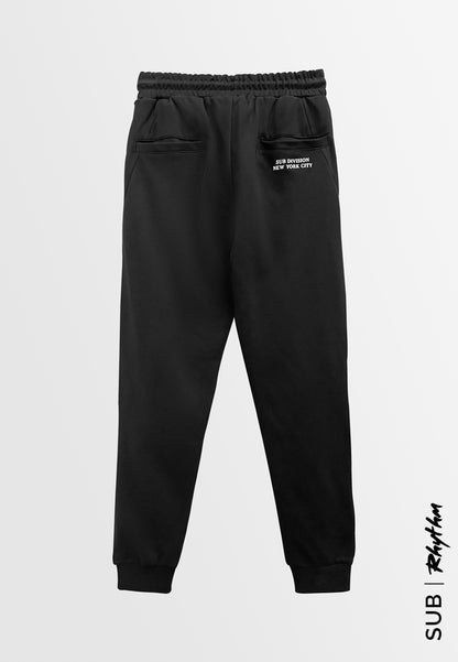 Men Long Jogger - Black - H2M490